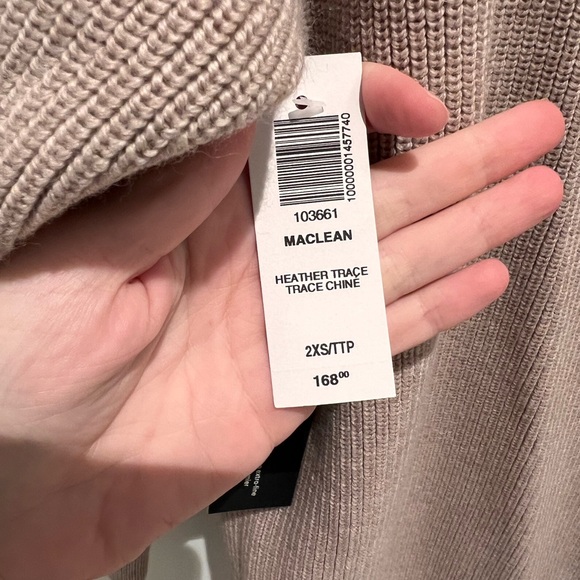 Aritzia NWT turtleneck Maclean merino wool dress - Heather trace in XXS - Picture 7 of 7